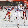 Pasaulio slidinėjimo taurės varžybose Italijoje sprinte pergales šventė švedė ir norvegas
