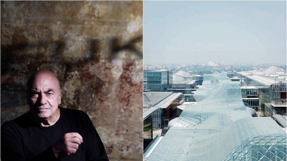 Pasaulyje garsus architektas Fuksas – apie architektūros galią ir ar norėtų perstatyti bent vieną savo kurtą pastatą