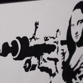 Gatvės menininko Banksy gerbėjas pristatė jo darbų kolekciją