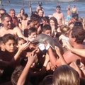 Begalinis žmonių žiaurumas: dėl asmenukės nužudė mažą delfiną