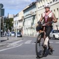 Keisčiausias Vilniaus dviratininkas: pypsina ir troleibusų vairuotojai, ir verslininkai
