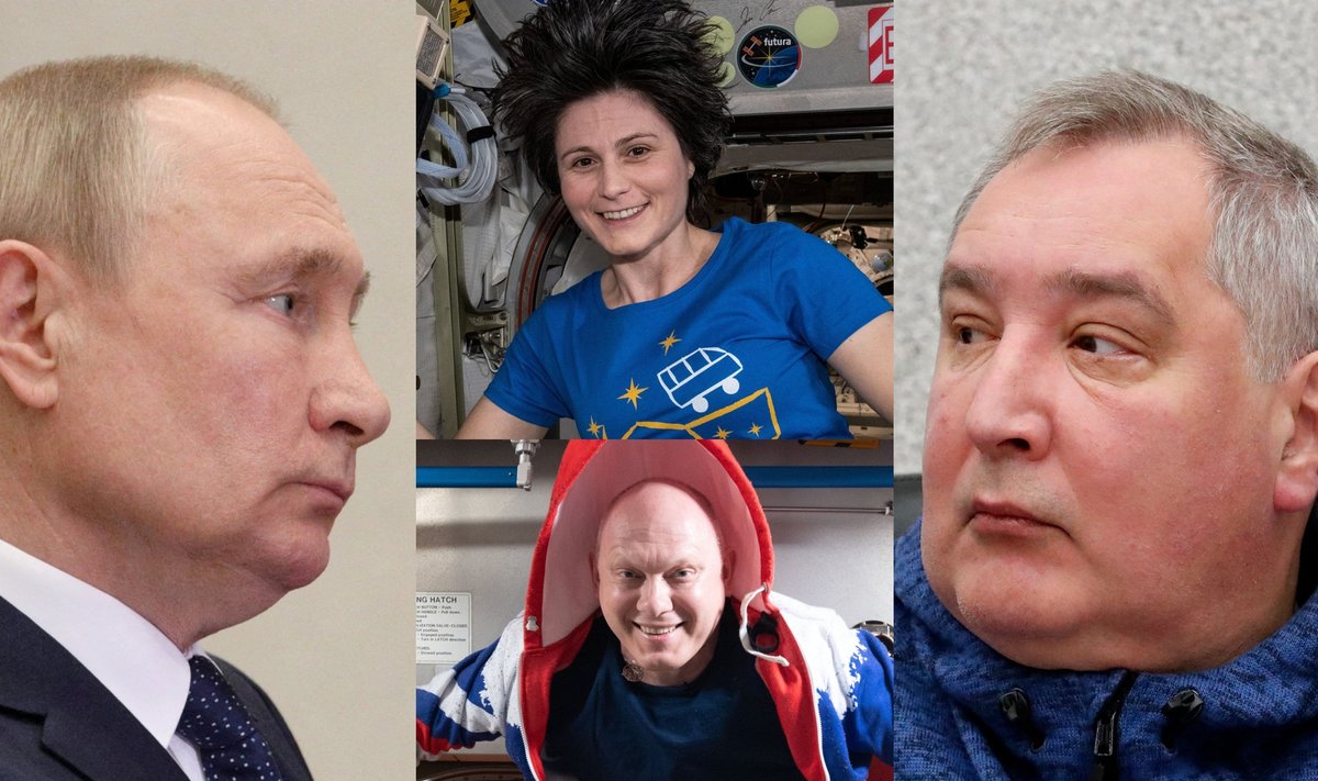Po to, kai Putinas atleido Rogoziną, į atvirą kosmosą išėjo rusų kosmonautas ir italų astronautė.