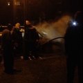 Panevėžyje degė automobiliai, įtariamas „BMW 320“ padegimas