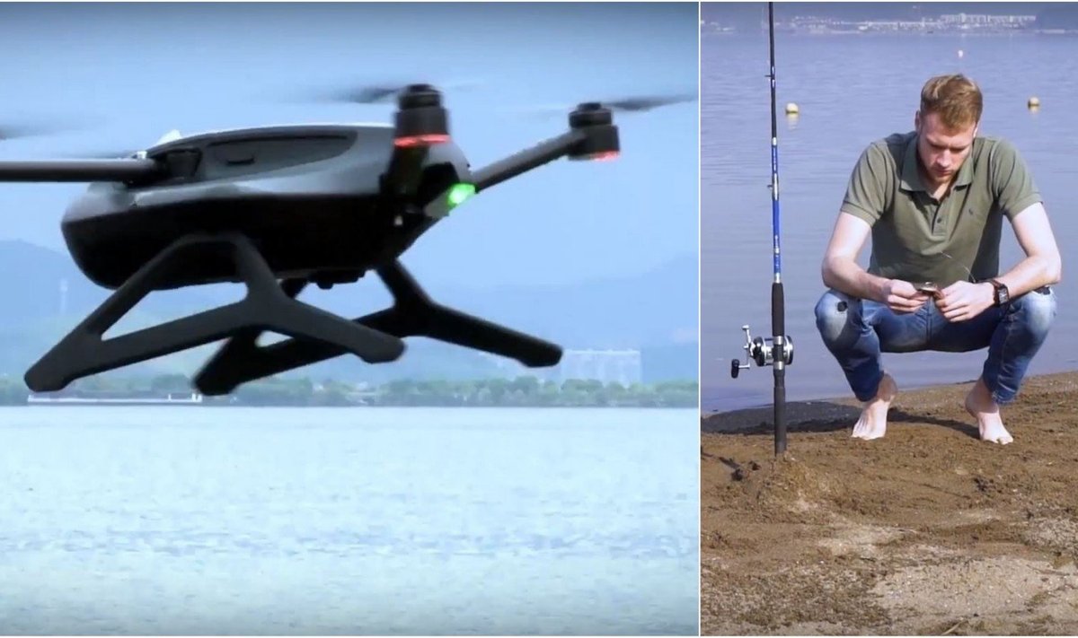 Pirmasis žvejams skirtas dronas