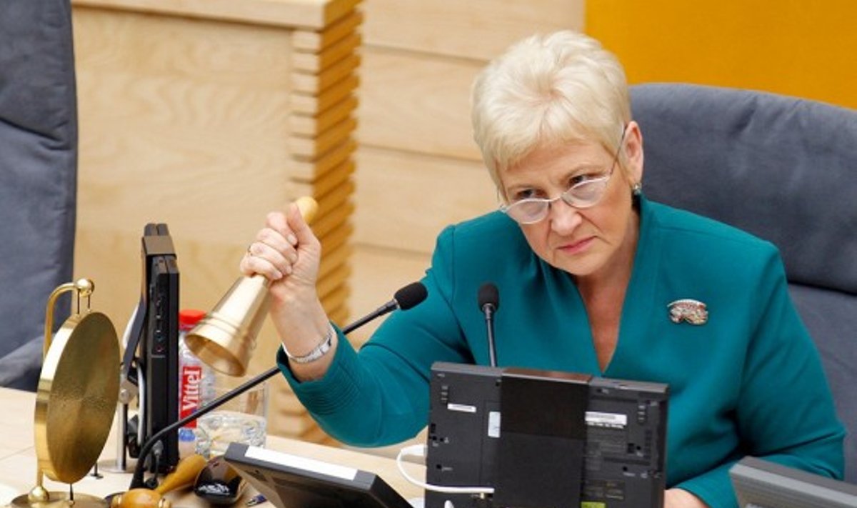 Irena Degutienė biudžeto priėmimo posėdžio metu