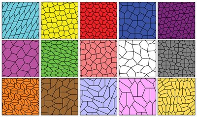 Geometriškai idealių penkiakampių rinkinys