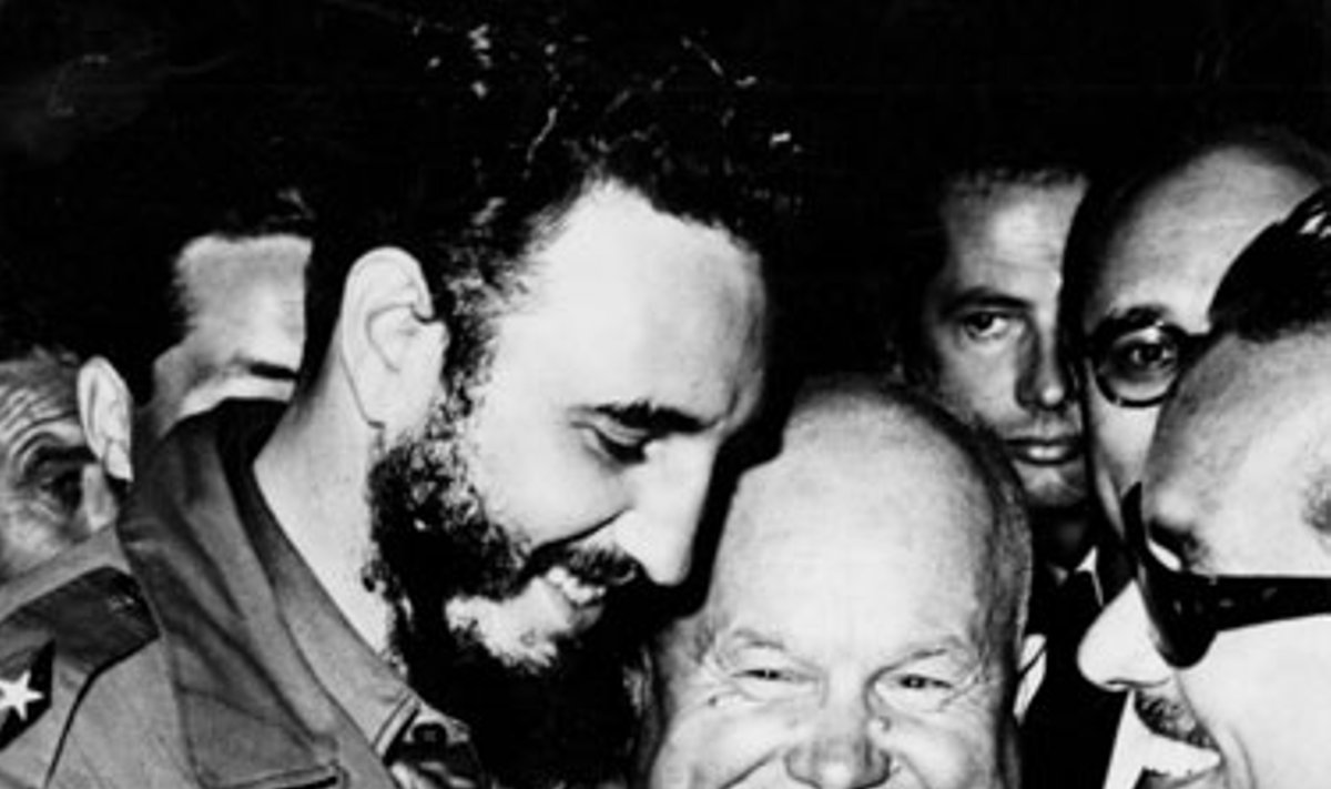 Fidelis Castro ir Nikita Chruščiovas Jungtinių Tautų Generalinėje Asamblėjoje 1960 metais