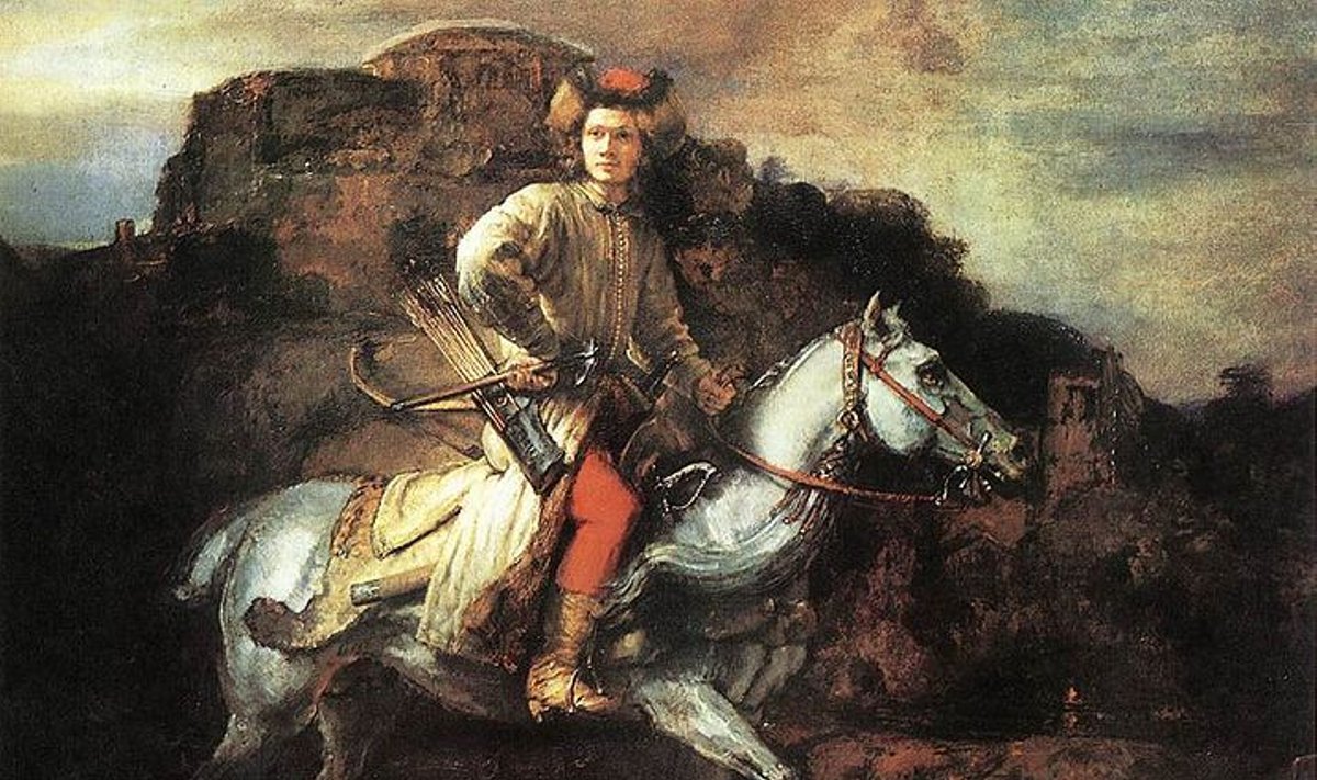 File source: http://commons.wikimedia.org/wiki/File:Rembrandt_-_The_Polish_Rider_-_WGA19251.jpg