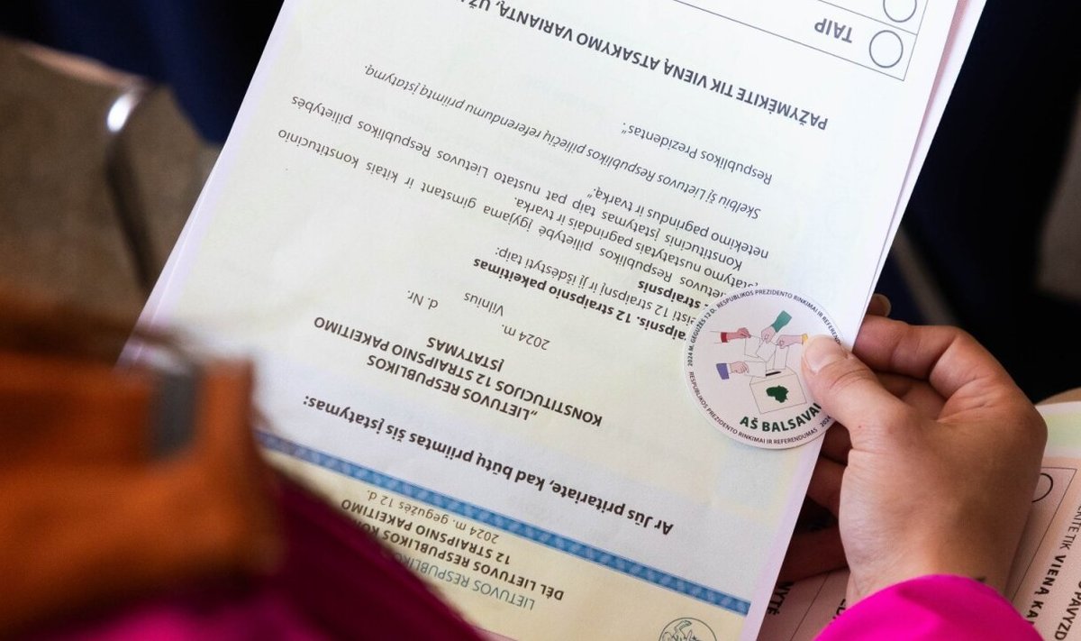 Sekmadienį Lietuva rinko prezidentą ir referendumu sprendė dėl pilietybės išsaugojimo