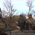 Netoli Donecko - Ukrainos karių ir separatistų susišaudymas