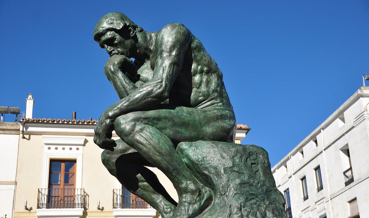 „Mąstytojas“ - viena garsiausių bronzinių skulptūrų pasaulyje