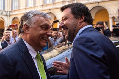 Viktoras Orbanas ir Matteo Salvini