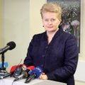 D. Grybauskaitė: prievolė viešinti gaunamą paramą padės užkirsti kelią piktnaudžiavimui
