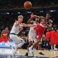 Į aikštę grįžęs M. Kuzminskas įžiebė spurtą, bet neišgelbėjo „Knicks“ nuo pralaimėjimo