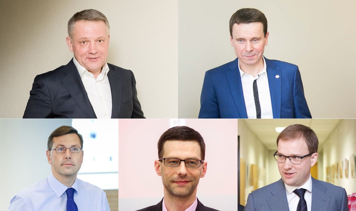 Eligijus Masiulis, Raimondas Kurlianskis, Gintaras Steponavičius, Šarūnas Gustainis, Vytautas Gapšys