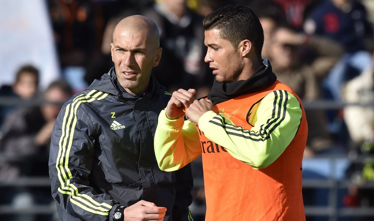 Zinedine'as Zidane'as ir Cristiano Ronaldo