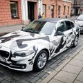 Margaspalviam BMW iš Rusijos – pamoka Vilniaus gatvėje