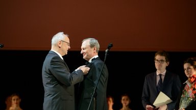 Dyrektor Litewskiego Teatru Opery i Baletu Gintautas Kevišas nagrodzony Krzyżem Oficerskim Orderu Zasługi Rzeczypospolitej Polskiej