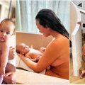 Prieš 5 mėnesius trečios atžalos susilaukusiema Chrissy Teigen ir Johnui Legendui surogatinė mama pagimdė dar vieną kūdikį