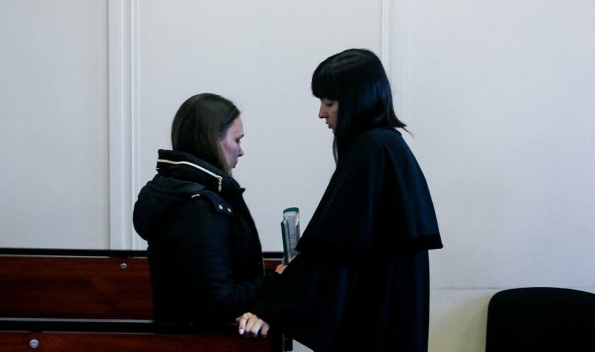 Rosita Butkutė ir advokatė Aušra Ručienė