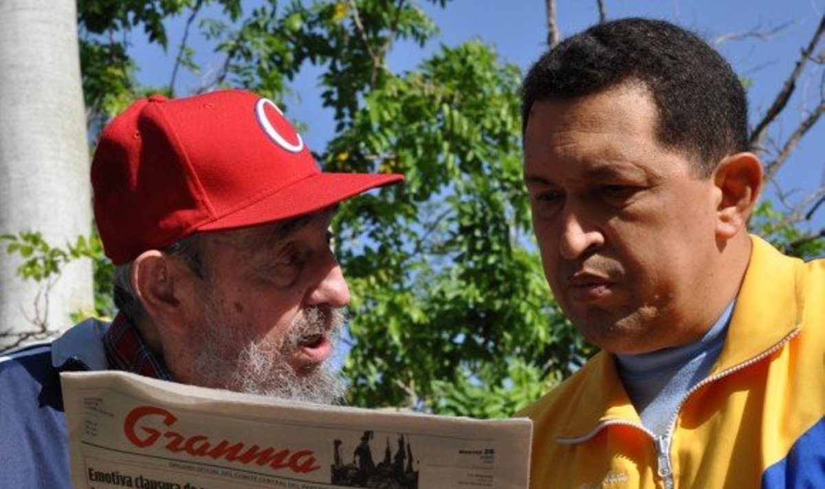 H.Chavezas ir F.Castro