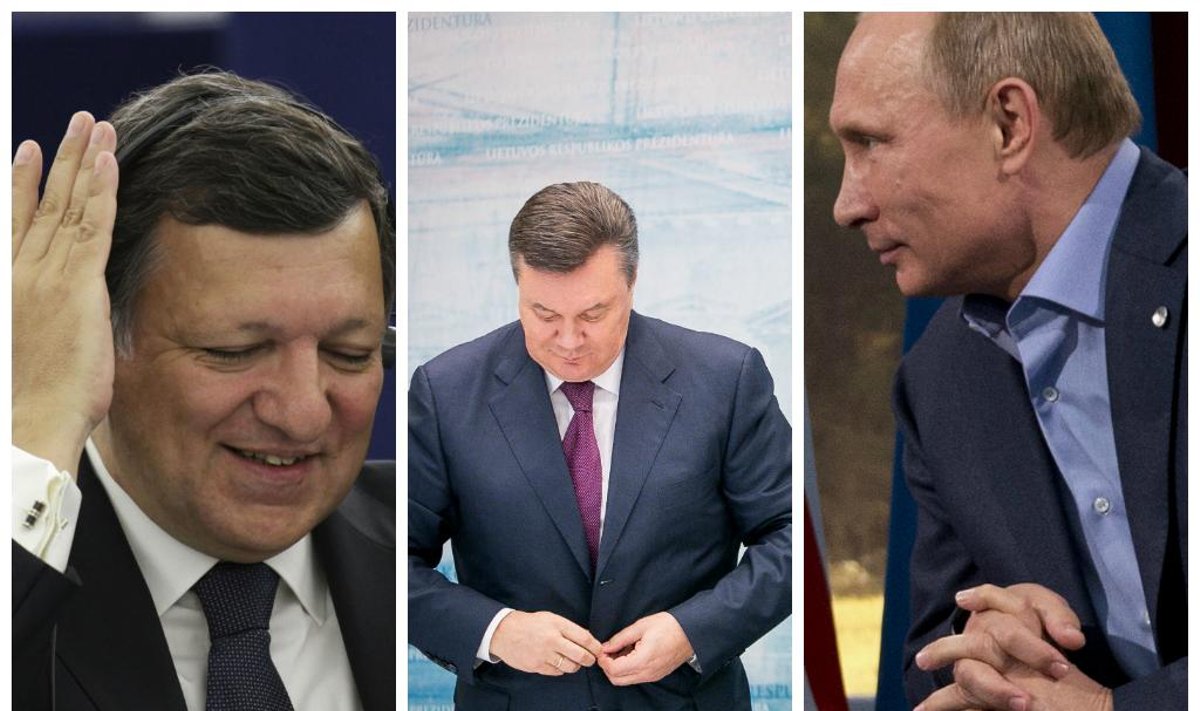 Jose Manuel Barroso, Viktoras Janukovyčius, Vladimiras Putinas