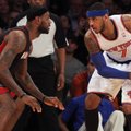 „Knicks“ pranoko NBA čempionus, „Thunder“ krito Denveryje
