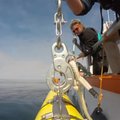 Kameromis fiksavo ryklių elgseną prie Škotijos pakrantės