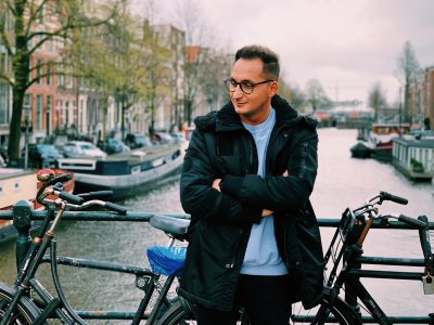 Dviratininkai Amsterdame 