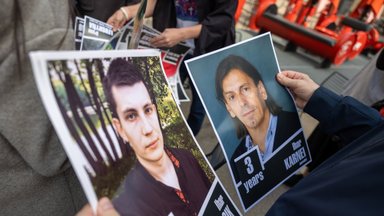 Vilniuje simboliškai „išlaisvinti“ 35 Baltarusijoje įkaltinti žurnalistai