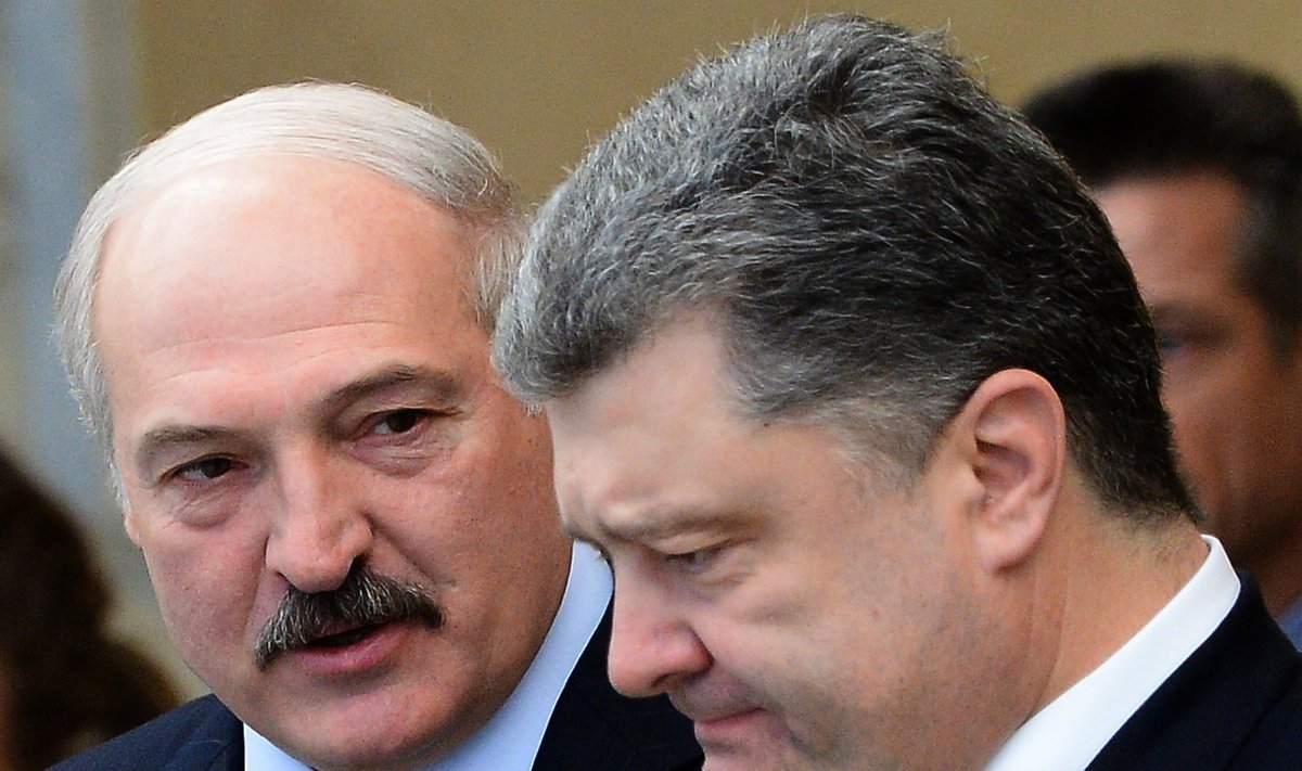 Aleksandras Lukašenka, Petro Porošenka