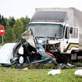 90 proc. sunkvežimių avarijų lemia žmogiškosios klaidos, bet kalti būna ne vairuotojai