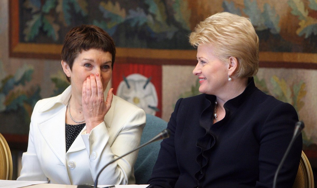 Virginija Būdienė ir Dalia Grybauskaitė