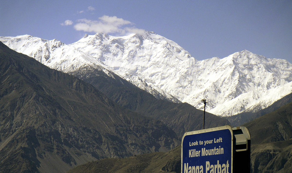  Nanga Parbato kalnas Himalajuose 