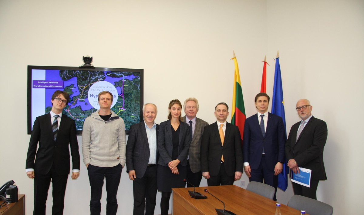 Hyperloop One delegation in Lithuania