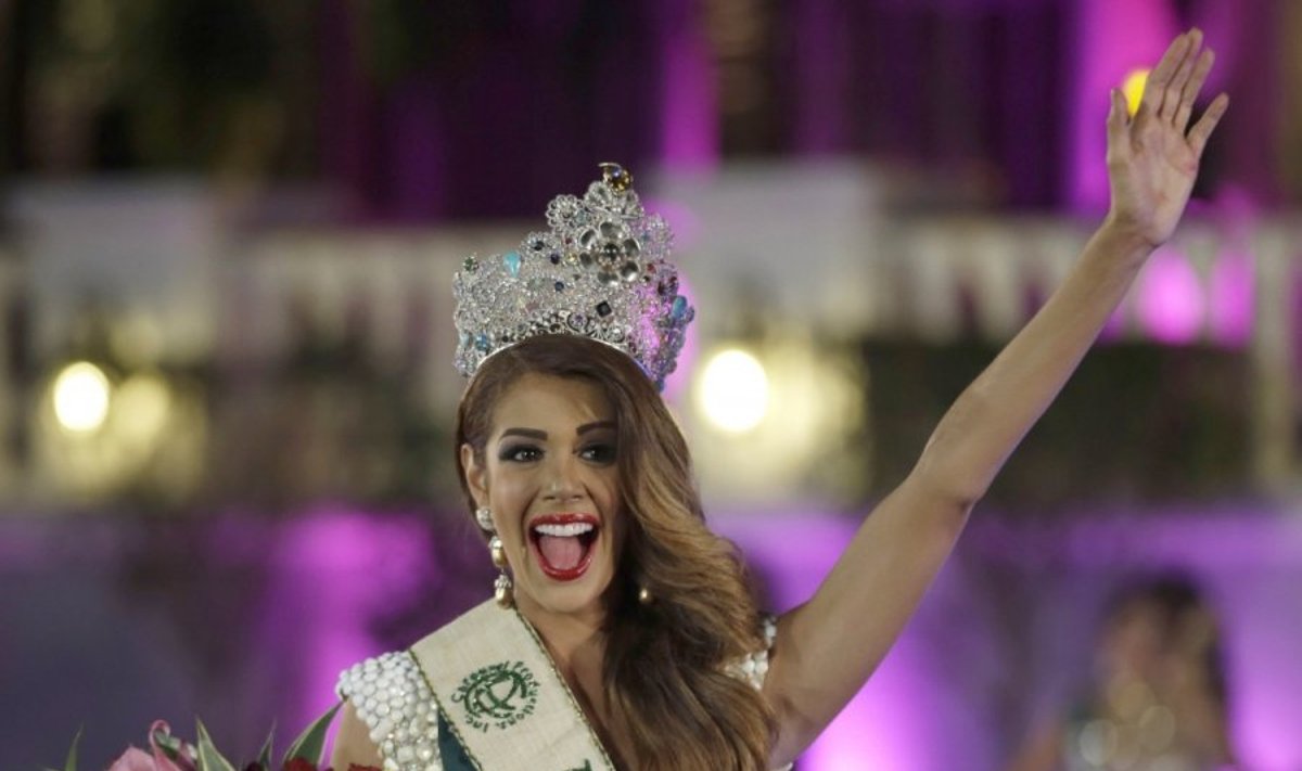 Grožio konkursą "Mis Žemė" laimėjo Venesuelos atstovė