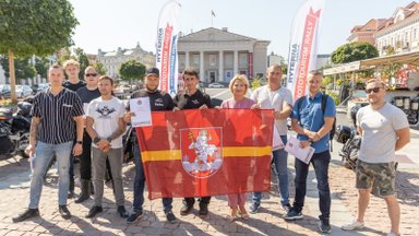 Vilniaus savivaldybė išlydėjo mototurizmo ralio dalyvius: tai yra atsakomybė