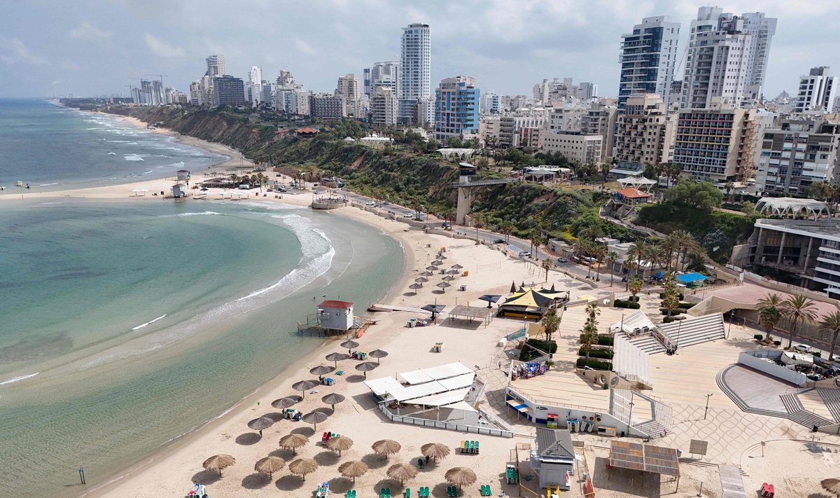 Tušti paplūdimiai Izraelyje