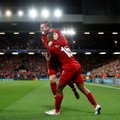 Penkių įvarčių trileryje „Liverpool“ 92 minutę išplėšė pergalę prieš PSG