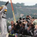 Chaotiškoje Belgijos GP kvalifikacijos loterijoje sėkmė nusišypsojo L. Hamiltonui