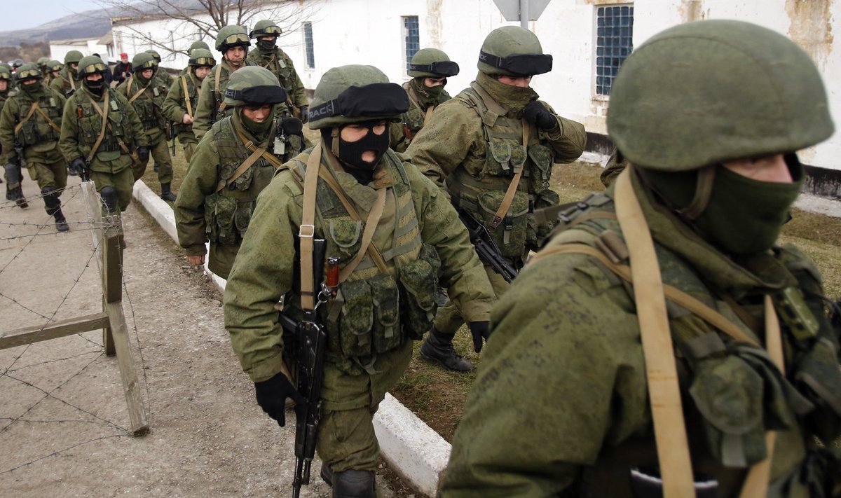 Russian "Green men" in Crimea