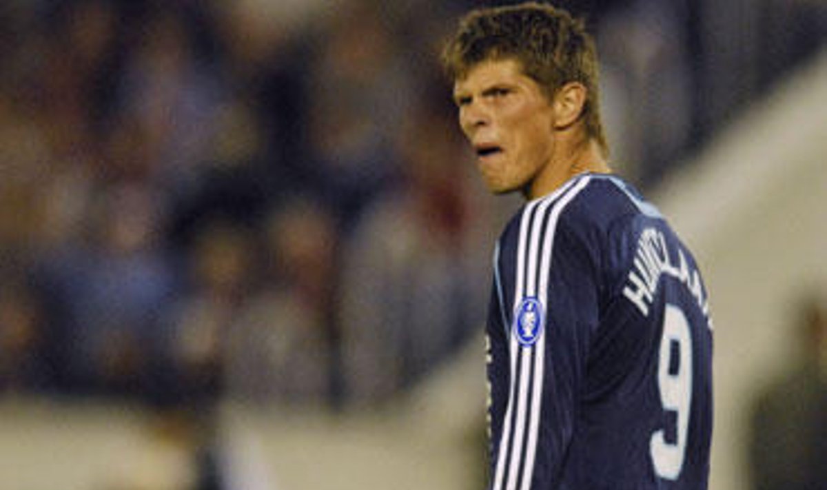 Jan Klass Huntelaar ("Ajax") reakcija po pralaimėjimo 
