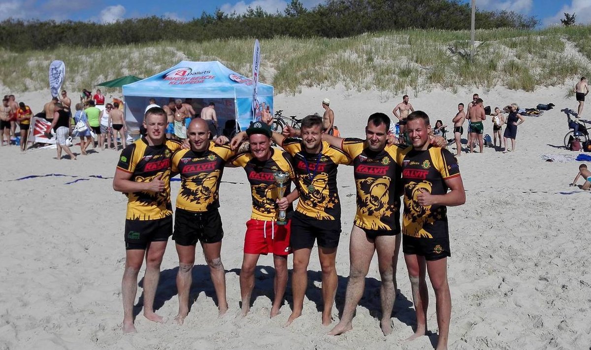 Atvirojo Lietuvos paplūdimio regbio čempionato nugalėtojai