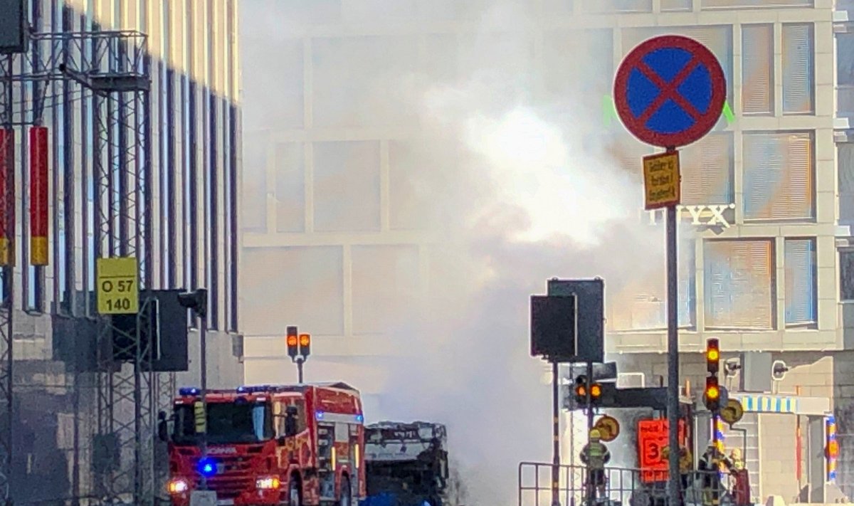 Stokholme sprogo autobusas