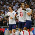 Anglijos futbolininkai 7 įvarčių skirtumu sutriuškino Juodkalniją
