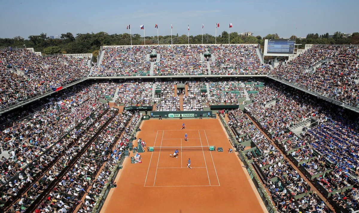 "Roland Garros" teniso aikštynas Paryžiuje 