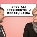 Speciali prezidentinių debatų laida. Vienas prieš vieną: Ingrida Šimonytė ir Saulius Skvernelis