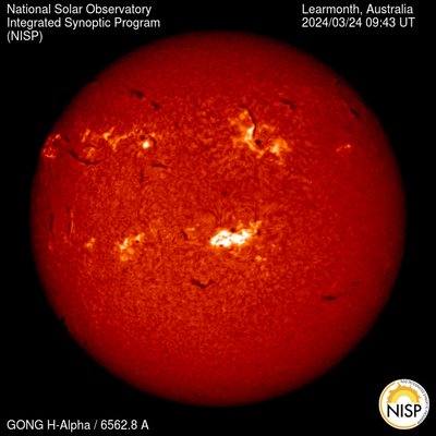 Po Saulės plazmos išsiveržimo Žemėje kovo 24 prasidėjo labai stipri geomagnetinė audra. NOAA/VidaPress/NISP nuotr.