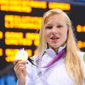 R.Meilutytė 100 m plaukimo krūtine finale iškovojo Lietuvai olimpinį aukso medalį
