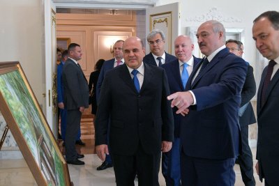 Michailas Mišustinas, Aliaksandras Lukašenka